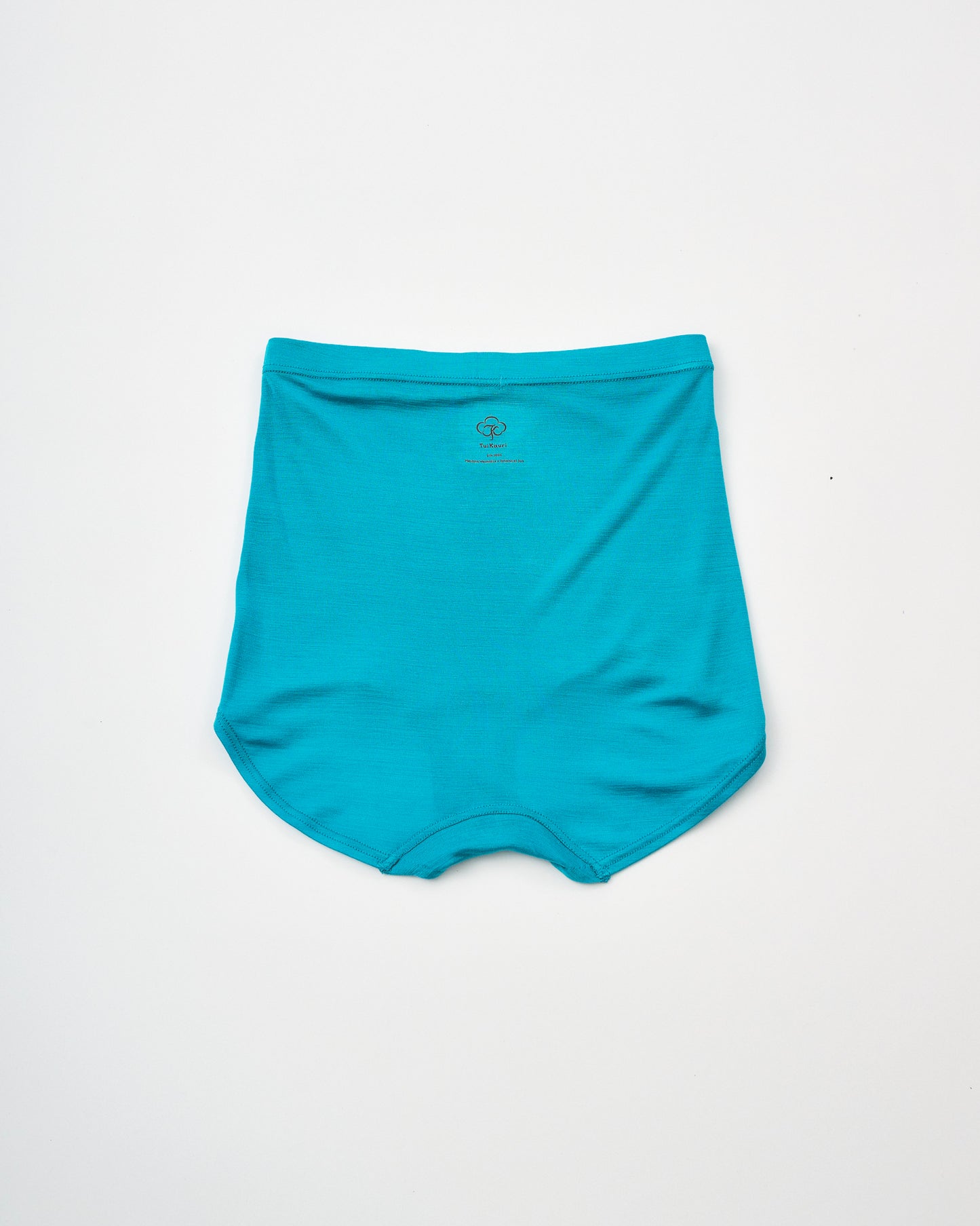 Washable Silk High Waist Shorts #Blue