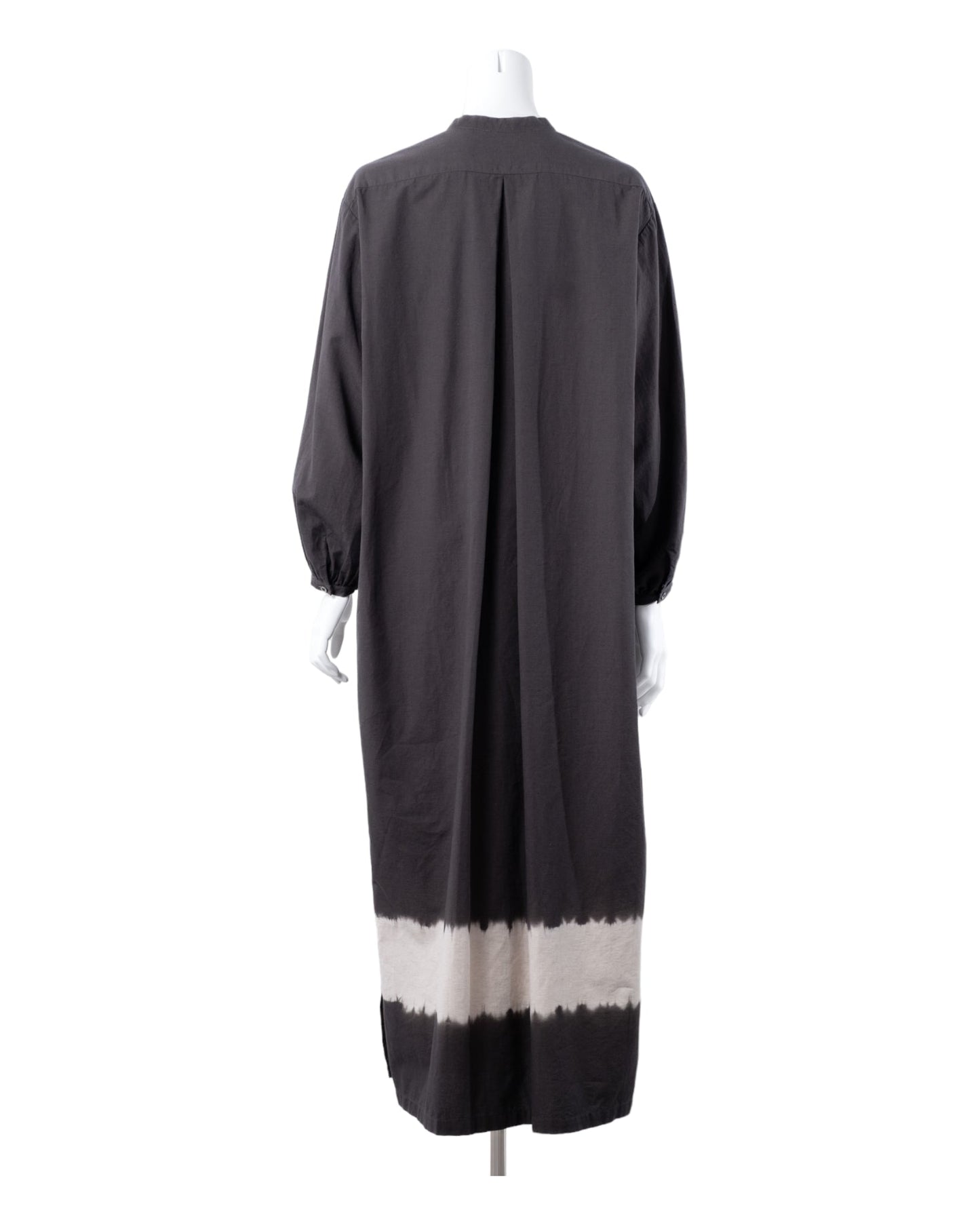 Organic Cotton × Linen Hand-dye Haori #Charcoal