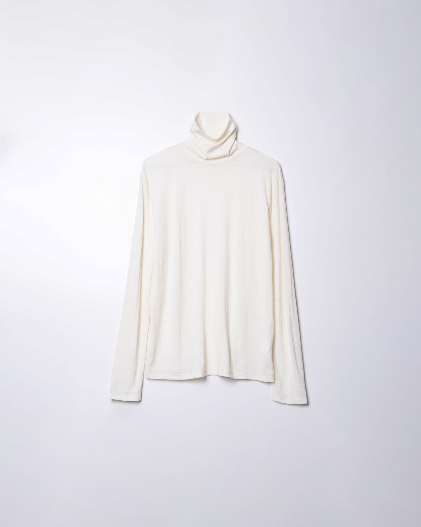 New Zealand Merino wool High Neck C&S #Eclu