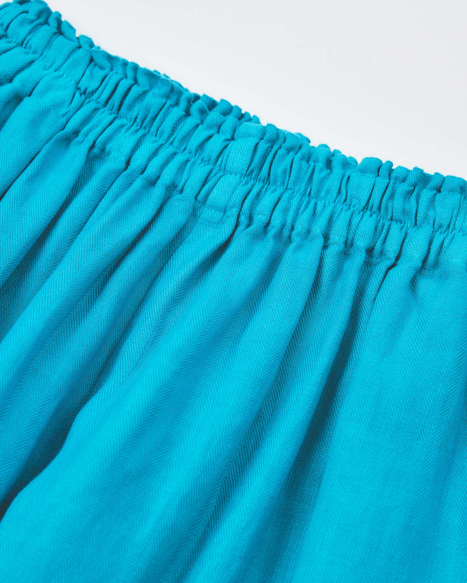 French Linen Balloon Pants #Blue