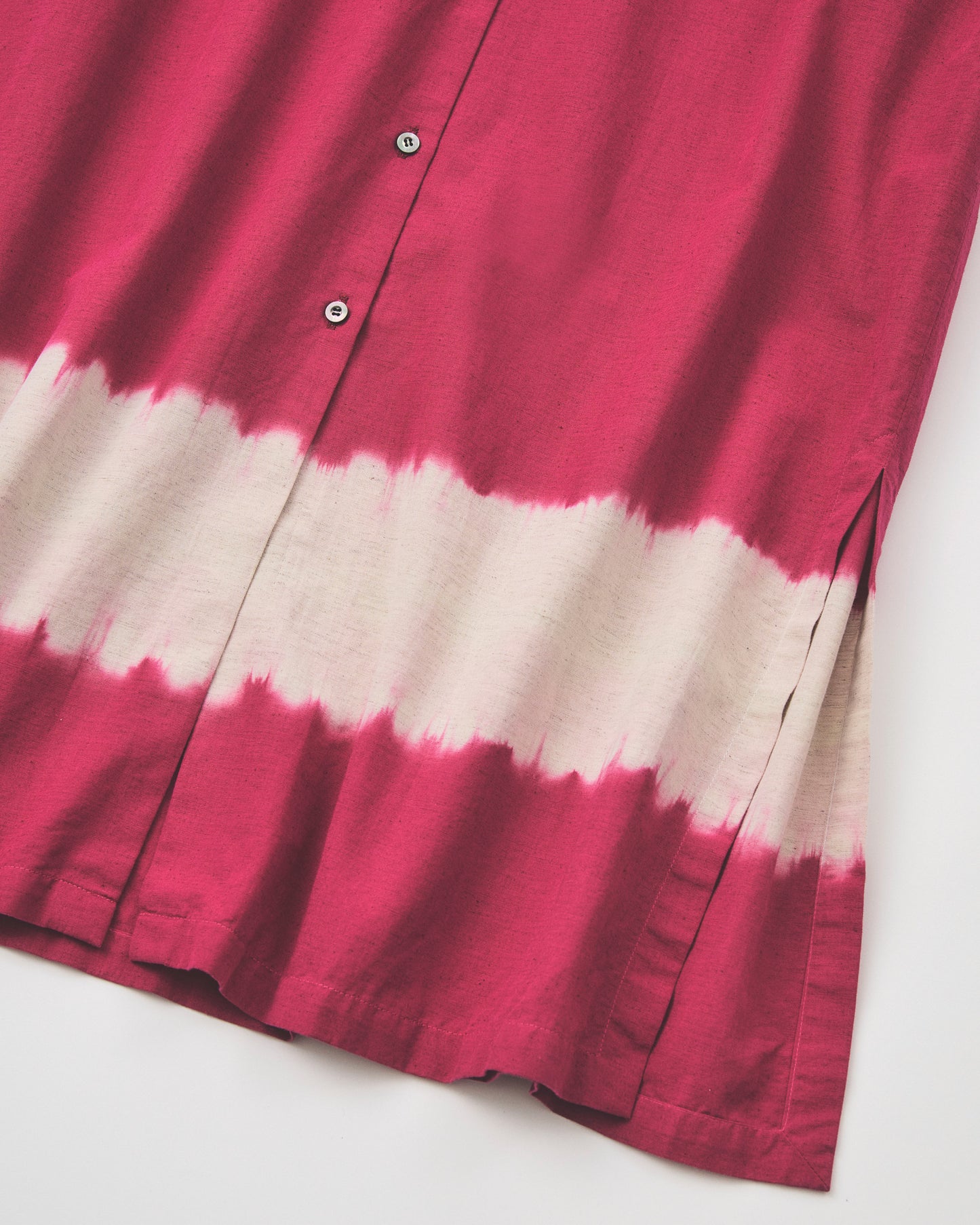 Organic Cotton × Linen Hand-dye Haori #Pink