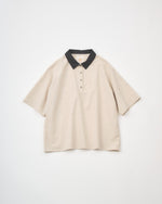 Organic Cotton × Linen Half Sleeve Shirt #Charcoal