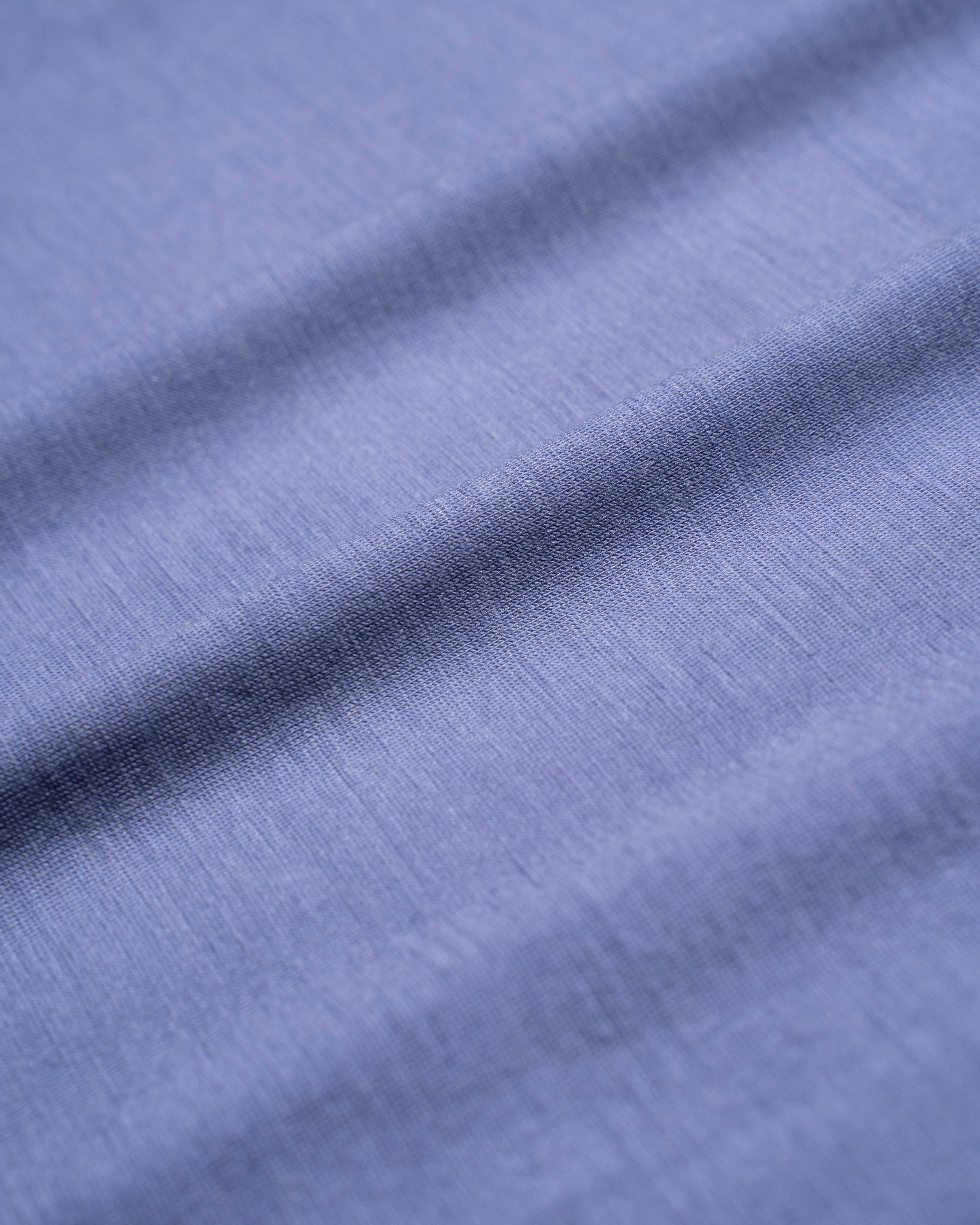 New Zealand Merino wool   High Neck C&S #Blueberry